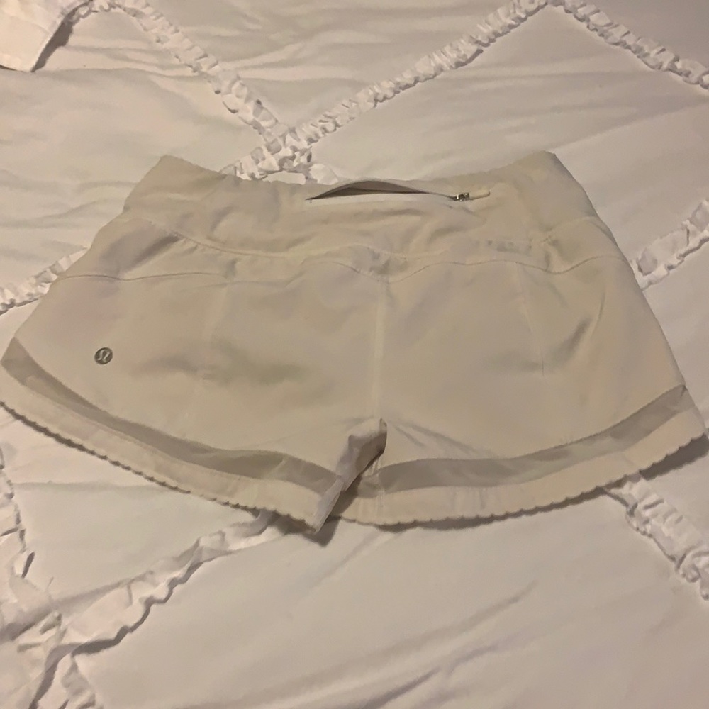 White Lululemon Shorts